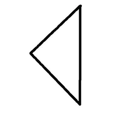 Pilnik ślusarski trójkątny